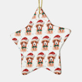 Kerststerren voor Hondenrassen van Cavoodle Keramisch Ornament (Links)