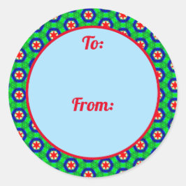 kerststerrencadeautjes Sticker