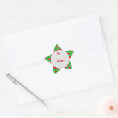 kerststerrencadeautjes Sticker (Envelop)