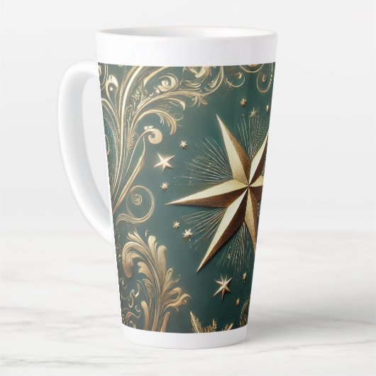 kerststerrenlicht latte mok (Linkerhoek)