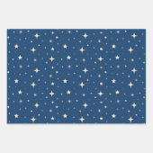 kerstSterrennacht Inpakpapier Vel (Voorkant 2)