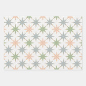 kerststerretro inpakpapier vel (Voorkant 3)