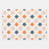 kerststerretro inpakpapier vel (Voorkant 2)