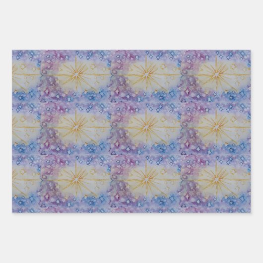 Kerststerseizoensvergroening Uitnodiging Inpakpapier Vel (Voorkant 2)