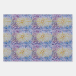 Kerststerseizoensvergroening Uitnodiging Inpakpapier Vel