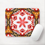 ~ Kerststerstarlight fractal ~ Muismat (Met muis)