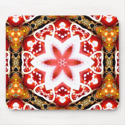 ~ Kerststerstarlight fractal ~ Muismat (Voorkant)
