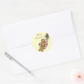 Kerststicker Ronde Sticker (Envelop)