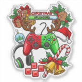 Kerststicker Sticker (Voorkant)