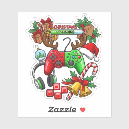 Kerststicker Sticker (Vel)