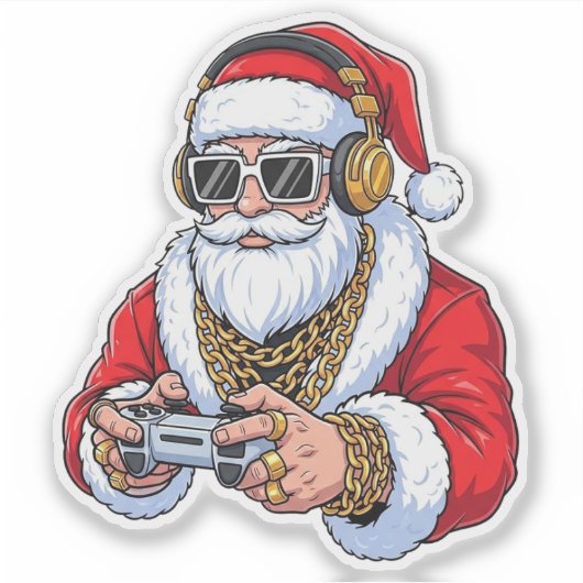 Kerststicker Sticker (Voorkant)