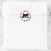 Kerststicker uit Oregon Ronde Sticker (Tas)
