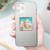KERSTSTICKER VOOR KINDEREN STICKER (Telefoon)