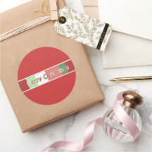 Kerststicker wordt rood weergegeven, maar je kiest