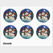 Kerststickers – Feestelijke Labels & KerstDecor (Vel)