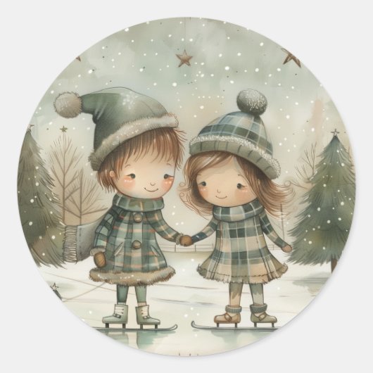 Kerststickers – Feestelijke Labels & KerstDecor (Voorkant)