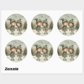 Kerststickers – Feestelijke Labels & KerstDecor (Vel)