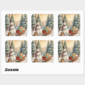 Kerststickers – Feestelijke Labels & KerstDecor (Vel)
