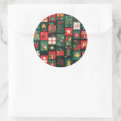 Kerststickers – Feestelijke Labels & KerstDecor (Tas)