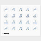 Kerststickers Ronde Sticker (Vel)