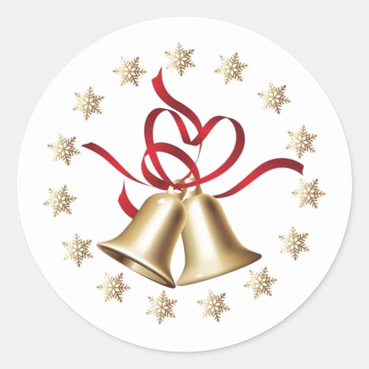 Kerststickers Ronde Sticker (Voorkant)