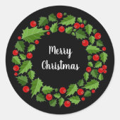 Kerststickers Ronde Sticker (Voorkant)