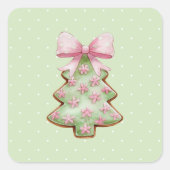 Kerststickers Vierkante Sticker (Voorkant)