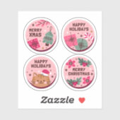 Kerststickerscollectie Sticker (Vel)