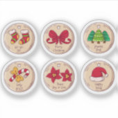Kerststickerset Sticker (Voorkant)
