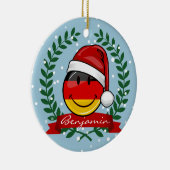 kerststijl Duitse vlag Keramisch Ornament (Rechts)