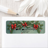 kerststijl etiket (Insitu)