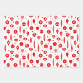  kerststijl inpakpapier vel (Voorkant 3)