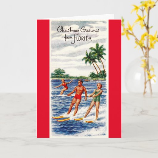 Kerststijl Kaart (Gele Bloem)