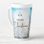 kerststijl latte mok (Linkerhoek)