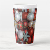 kerststijl latte mok (Voorkant)