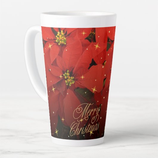 kerststijl latte mok (Linkerhoek)