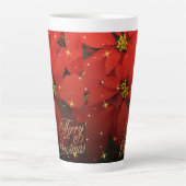 kerststijl latte mok (Voorkant)