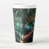kerststijl latte mok  (Voorkant)