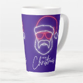 kerststijl latte mok (Rechterhoek)