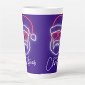 kerststijl latte mok (Voorkant)
