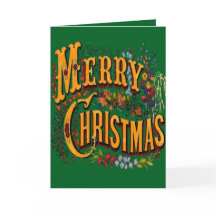 Kerststijl vrolijk kerstfeest wenskaart