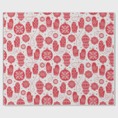 Kerststijlpatroon Cadeaupapier (Vlak)