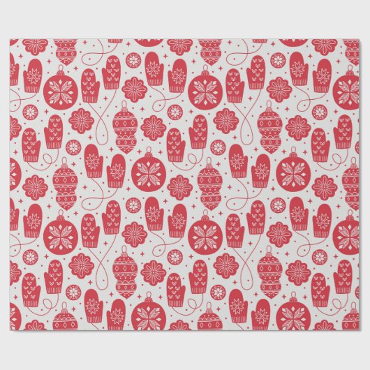 Kerststijlpatroon Cadeaupapier (Vlak)