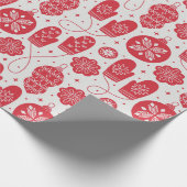 Kerststijlpatroon Cadeaupapier (Hoek)