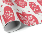 Kerststijlpatroon Cadeaupapier (Rol Hoek)