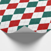 Kerststijlrood, rood, stijlvol papier (Hoek)