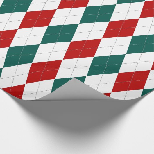 Kerststijlrood, rood, stijlvol papier (Hoek)