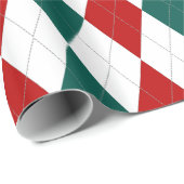 Kerststijlrood, rood, stijlvol papier (Rol Hoek)