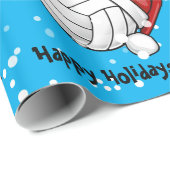 Kerststijlvolleybal Cadeaupapier (Rol Hoek)