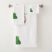 KerstStiletto en Bauble Bathroom Towel set Bad Handdoek (Insitu)